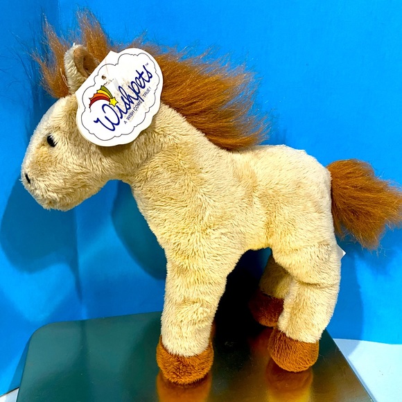 WISHPETS NWT VTG 2004 DIAMOND PONY HORSE PLUSH STUFFED ANIMAL TOY ATTACHED TAG - Picture 3 of 9